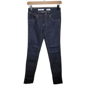 Wrangler dark wash Twiggy denim jeans size 7